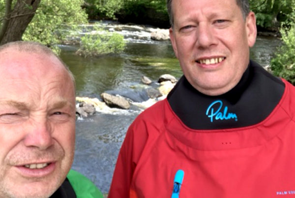 Del and Adrian on the Dee