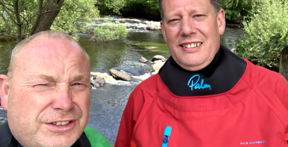 Del and Adrian on the Dee